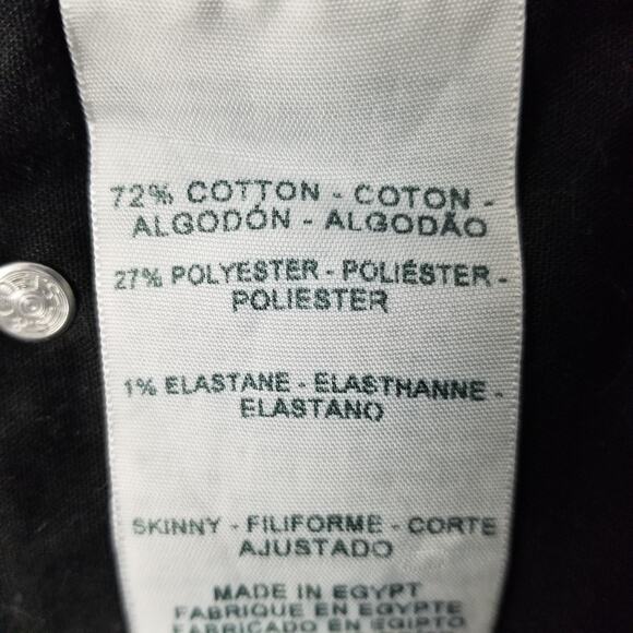 Denizen from Levis Jeans Mens 32x30 Black 216 Skinny Stretch Denim 5-Pocket - Picture 12 of 14